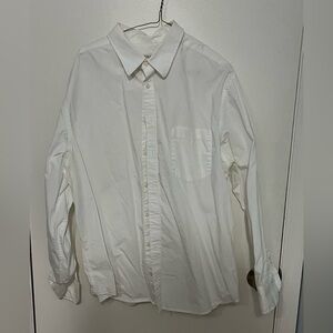 Merona Men's White Button-Down Shirt